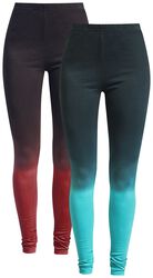 Double pack of colour gradient leggings, Full Volume by EMP, Legginsy