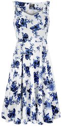 Blue Rosaceae Swing Dress, H&R London, Sukienka Medium