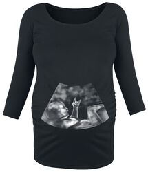 Ultrasound Metal Hand Baby, Odzież ciążowa, Longsleeve