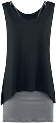 Two-In-One Dress, Black Premium by EMP, Sukienka krótka
