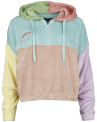 Colourful hoodie with embroidery, Full Volume by EMP, Bluza z kapturem
