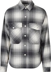 Ladies’ oversized chequered shirt, Urban Classics, Koszula z długim rękawem