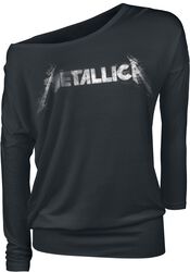 Spiked Logo, Metallica, Longsleeve