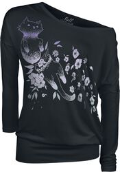 Long sleeve with large front print, Full Volume by EMP, Longsleeve