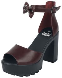 High Heels with Small Studded Bow, Rock Rebel by EMP, Wysokie obcasy