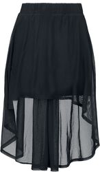 Skirt with transparent details, Gothicana by EMP, Spódnica krótka