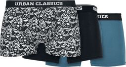 Organic Boxer Shorts 3 Pack, Urban Classics, Zestaw bokserek