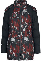Camouflage winter jacket, Rock Rebel by EMP, Kurtka zimowa