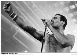 Freddie Mercury - Wembley Arena, London 1984, Queen, Plakat