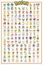 Kanto 151, Pokémon, Plakat